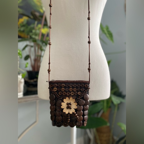 Handbags - 🌴 Wooden beaded cross body